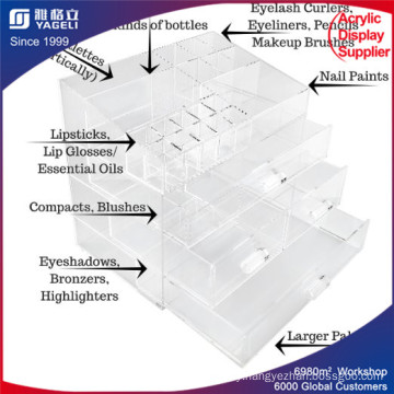 Acrylic Makeup Organizer & Cosmetic Organizer with Deep Drawers & Acrylic